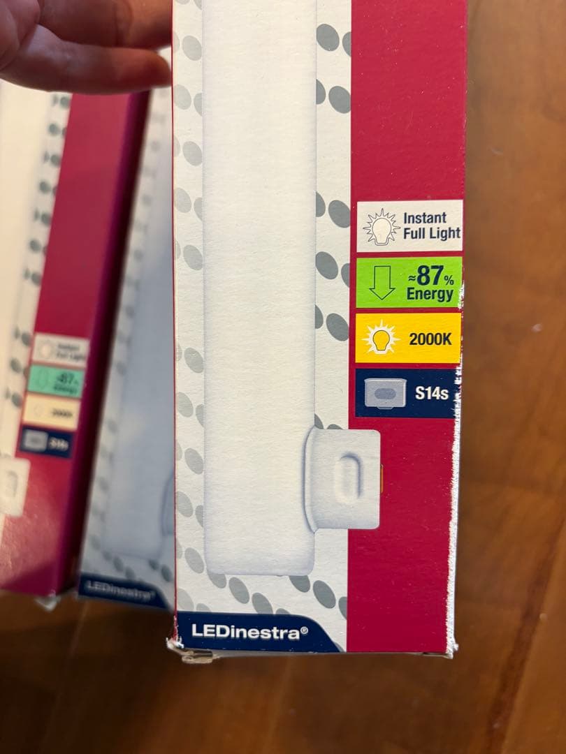 蛍光灯・電球 LEDinestra S14s LED 2000K