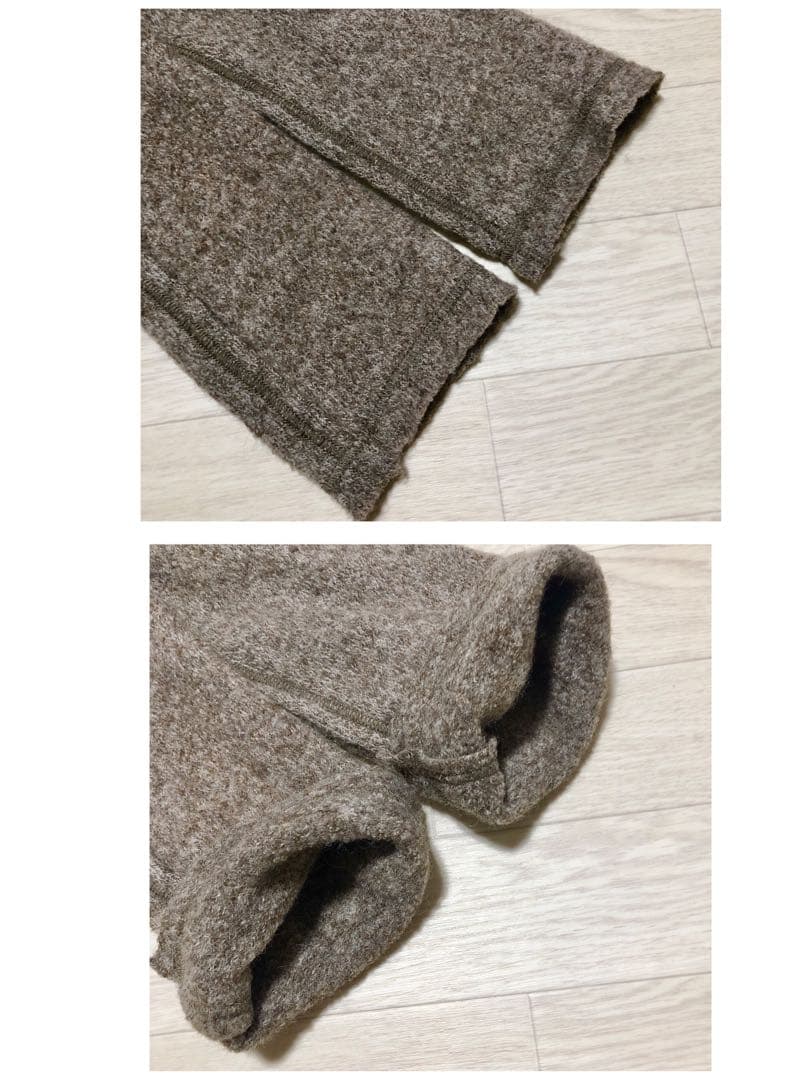 tricot COMMEdesGARCONS ダッフルコート　縮絨ウール　モカ