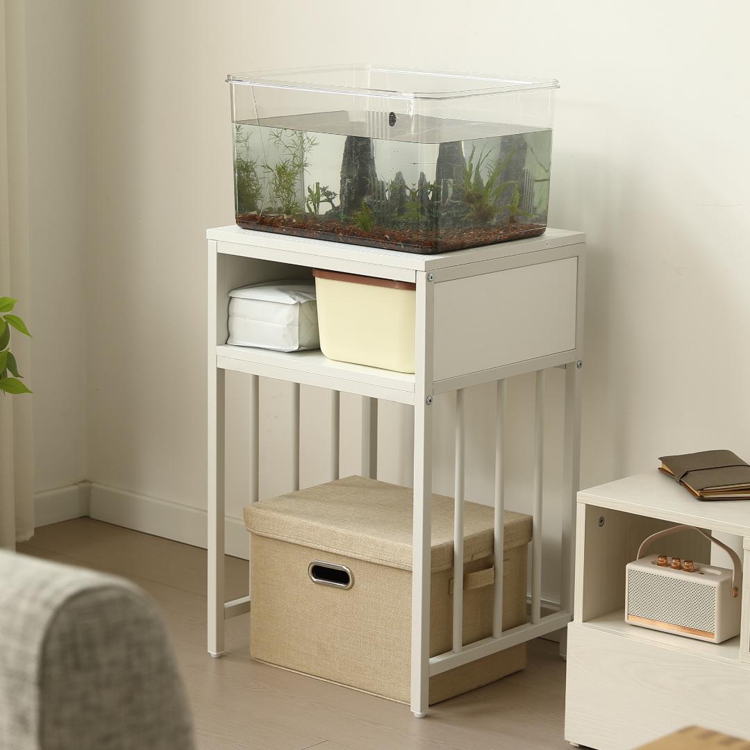 超人気！水槽台 水槽スタンド 45ｘ40cm 耐荷重100kg WHITE