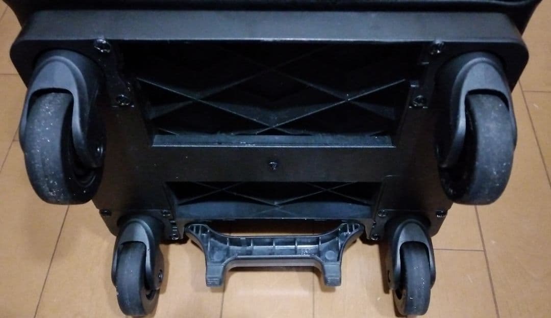 スワニー 座面付キャリーバッグカート黒 Lサイズ SWANY 取説付