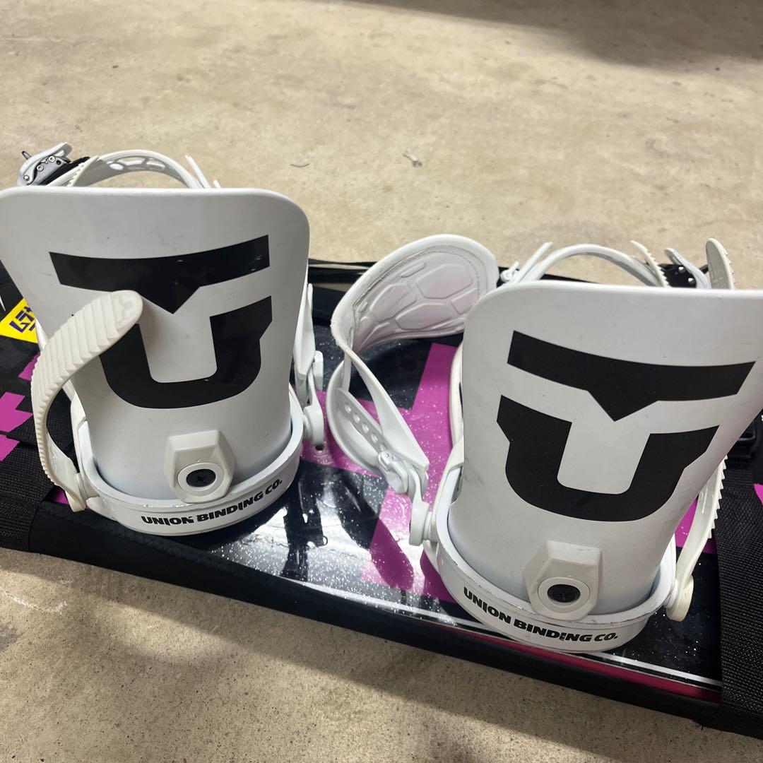 UNION BINDING CO. スノーボードビンディング ホワイト21.22