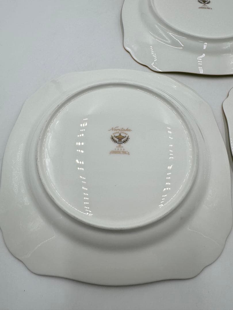 ノリタケNoritakeオリエンタルトレイル スクエアプレート5枚セット未使用品