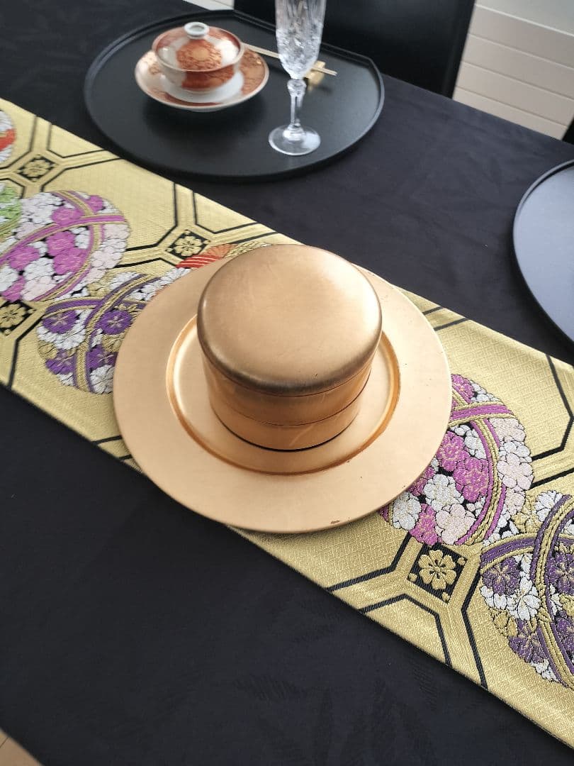 A897★逸品‼️手毬模様‼️ひな祭り‼️テーブルランナー2m16cm