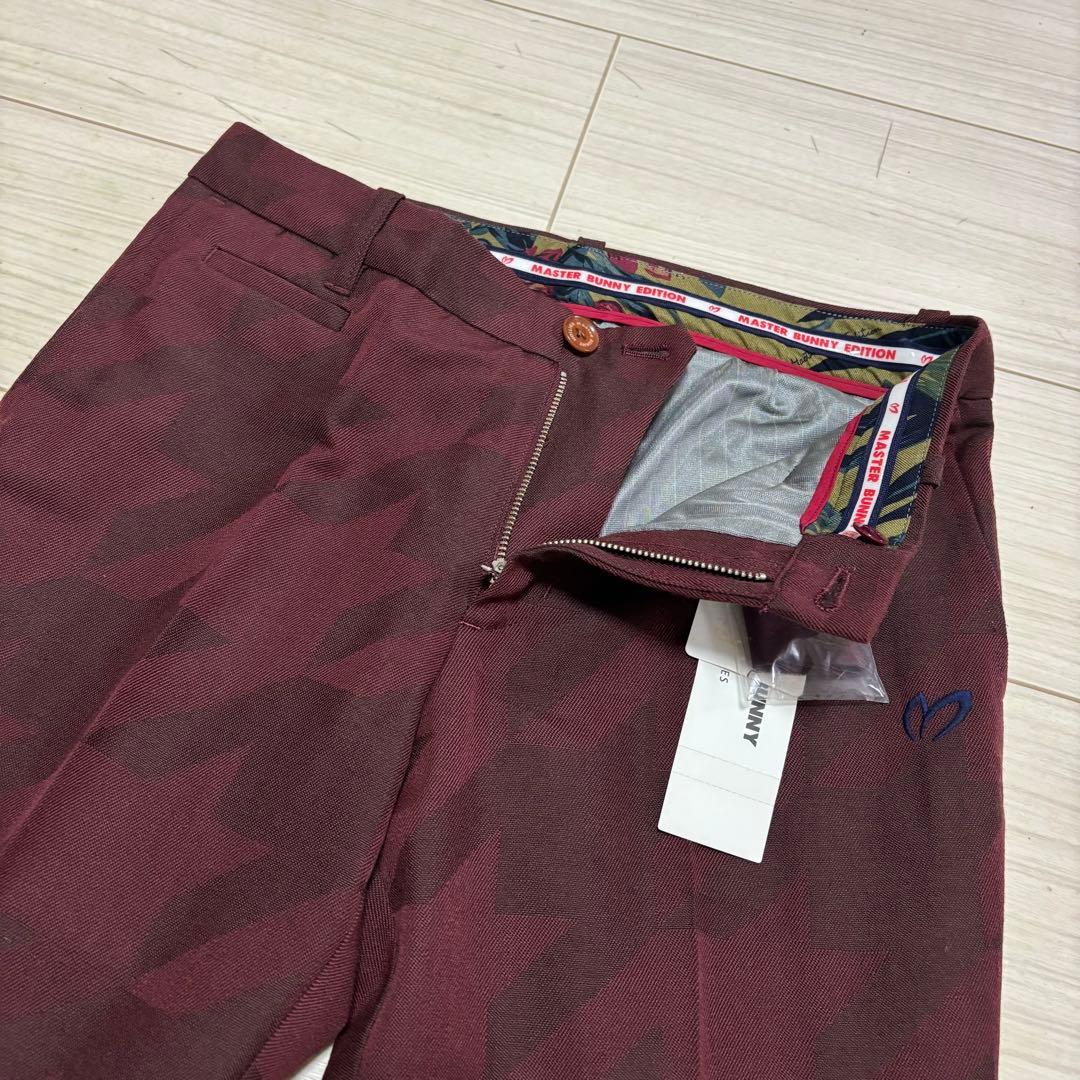 新品未■マスターバニー エディション■デカ千鳥 ストレッチ パンツ スラックス