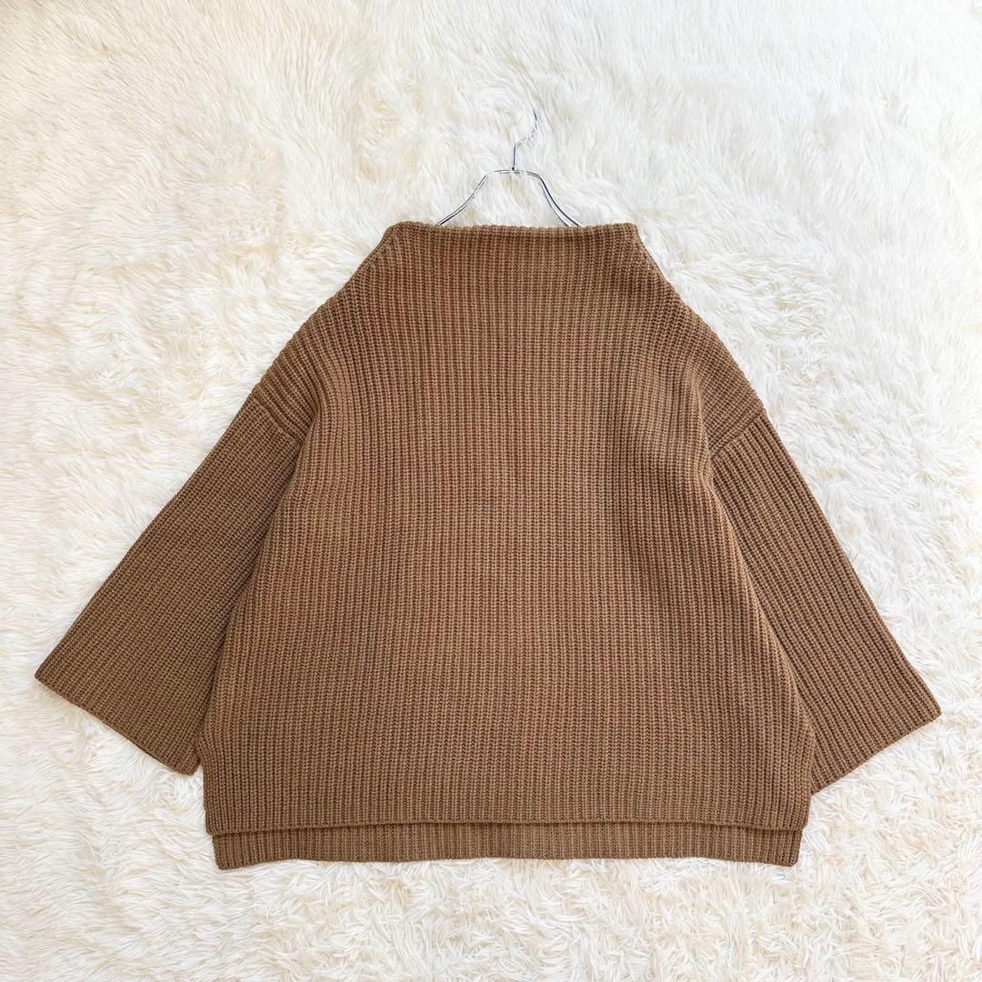 美品 アパルトモン ドゥーズィエムクラス ボートネック アゼニット カシミヤ