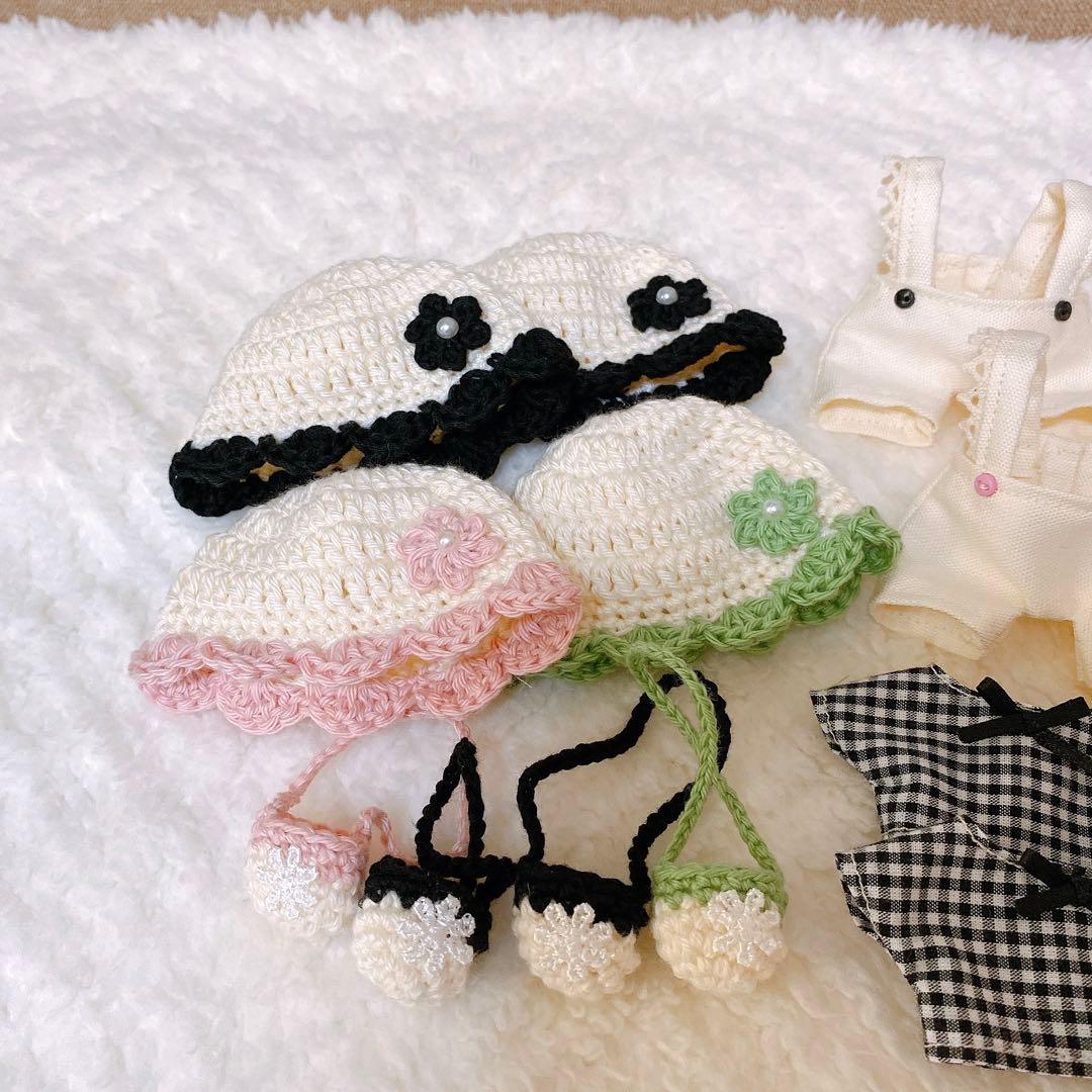 いちご/すのチル服4点セット×4[チェック]黒2・緑・ピンク