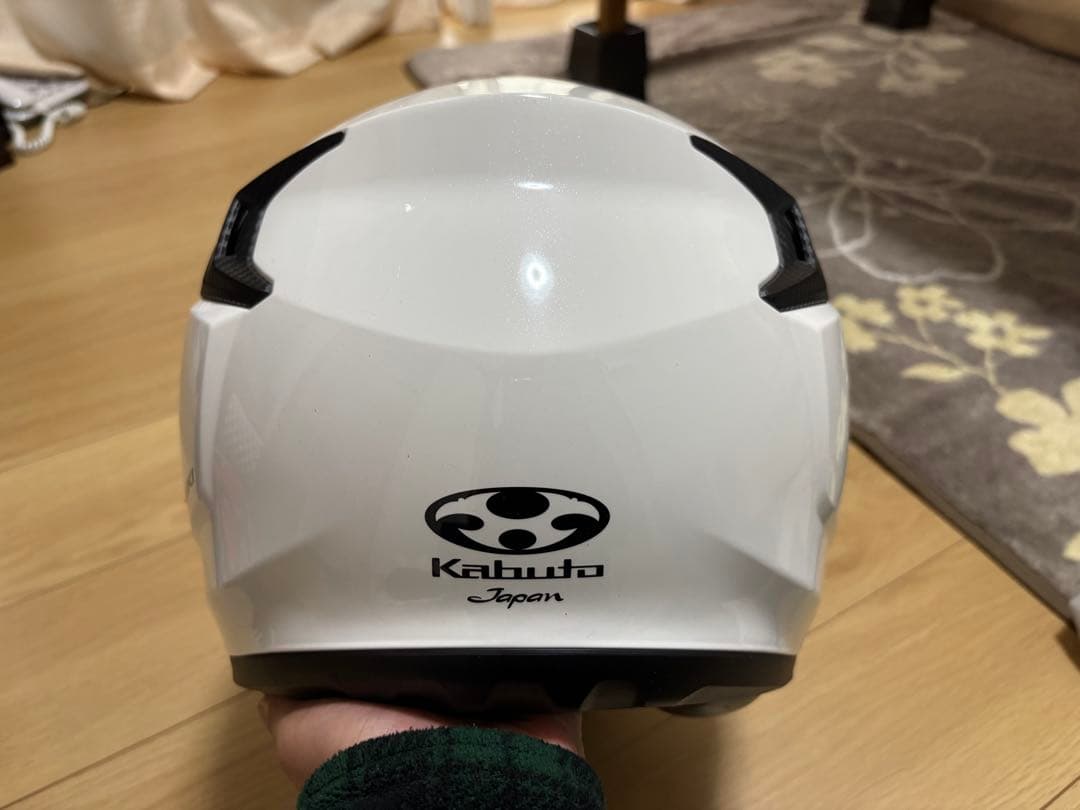 Kabuto RYUKI XL ホワイトメタリックヘルメット