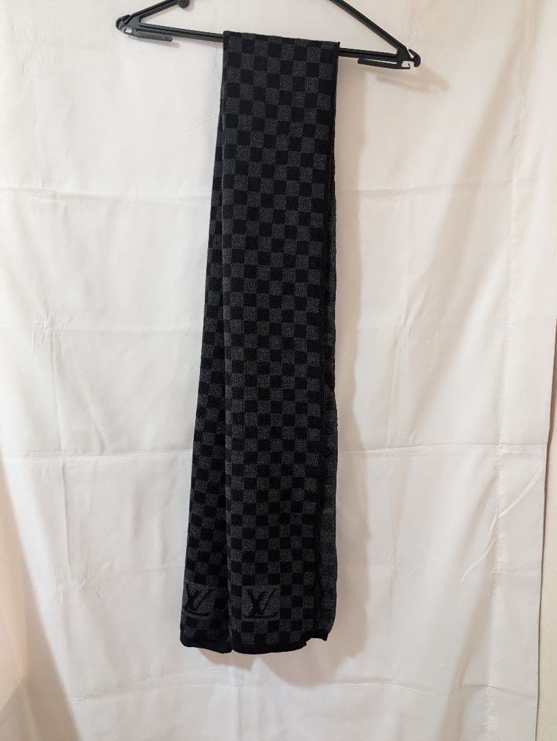 Louis Vuitton エシャルプ プティ・ダミエ グラフィット マフラー