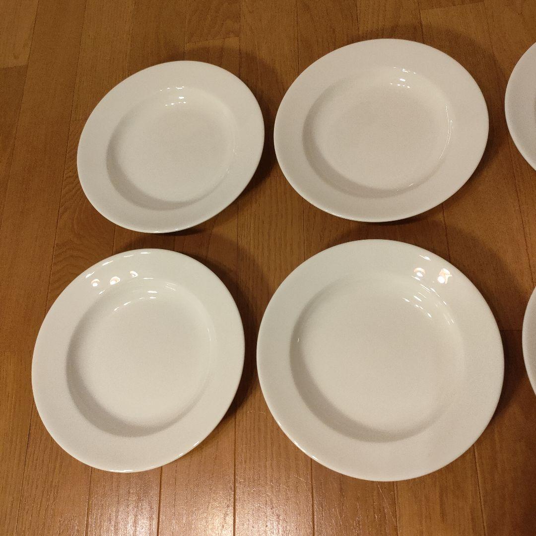 Noritake ノリタケ ホワイト 平皿 6枚セット 約23cm ①