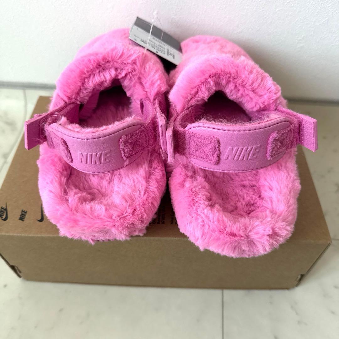 NIKE ナイキ CALM MULE SE ピンク モコモコ ミュール 23cm