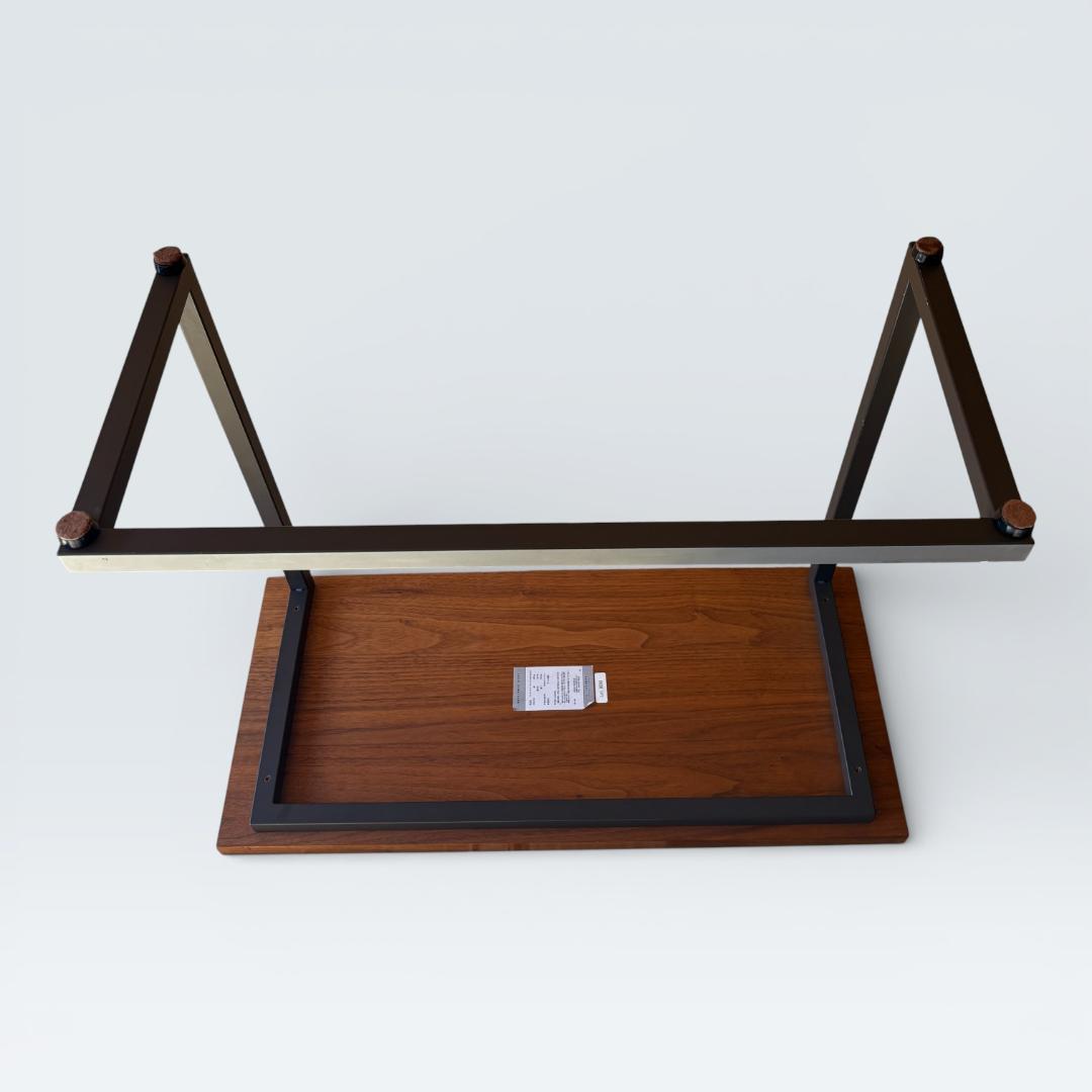 広松木工 FREX サイドテーブル 068 ウォールナット 無垢 アイアン