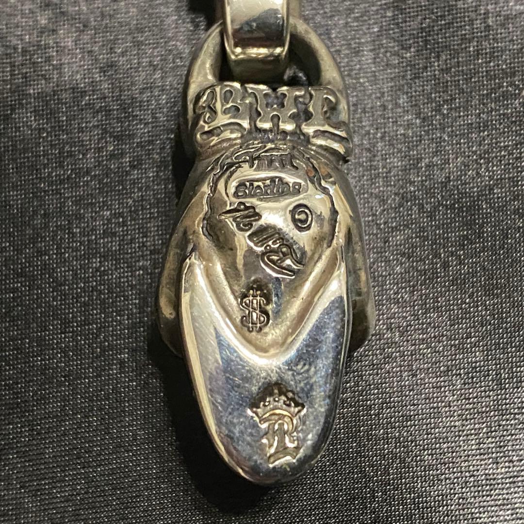 Bill Wall Leather BWL Tバー スカルペンダント ネックレス