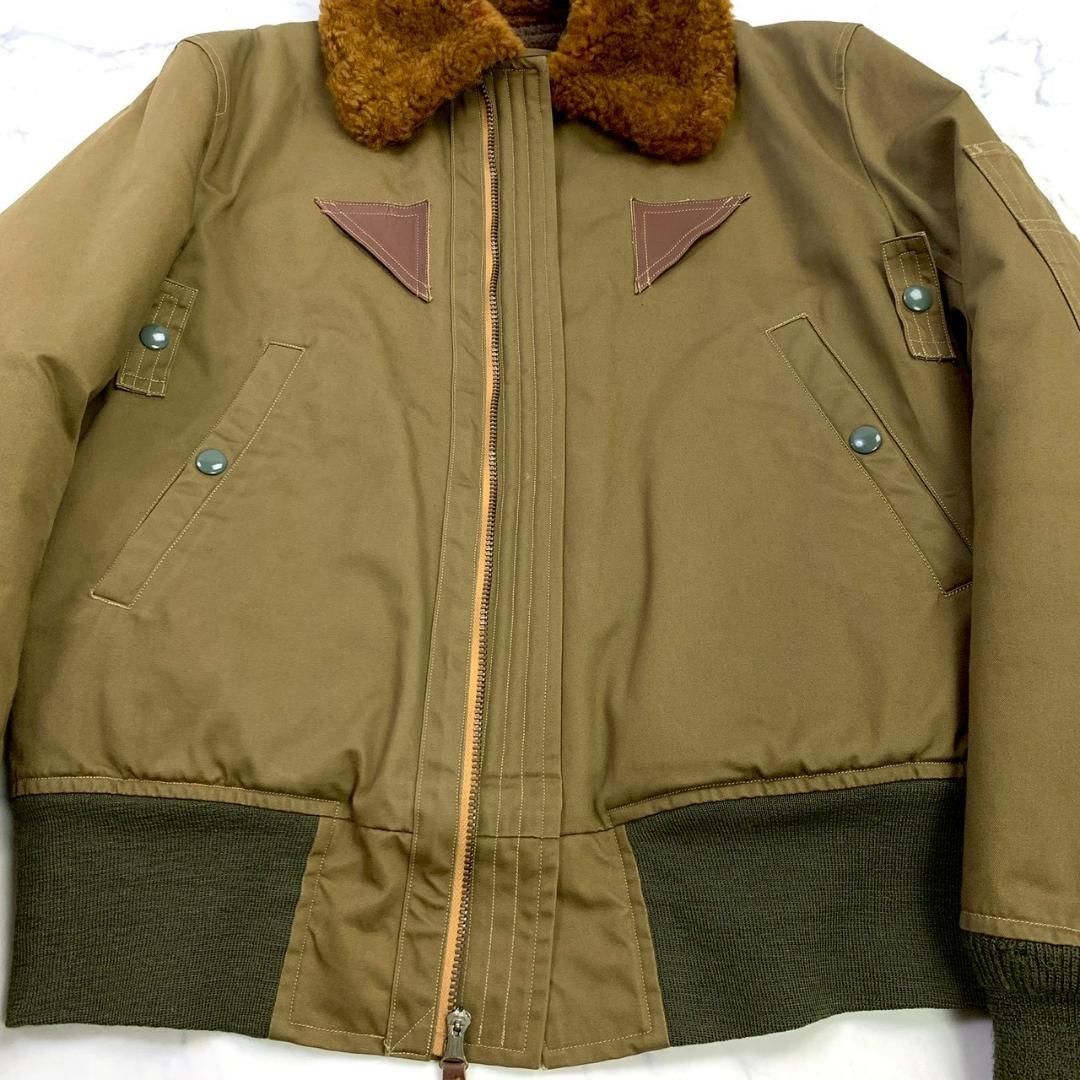 40s復刻 フェローズ B-15A フライトジャケット カーキ 38　E105