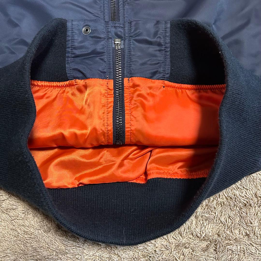 AVIREX　フライトジャケット　MA-1 ネイビー