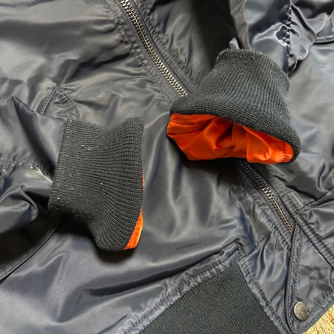 AVIREX　フライトジャケット　MA-1 ネイビー