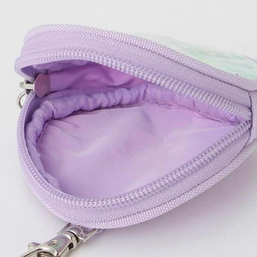 メゾピアノ ポーチつき　マルチカラーナイロンリュック　大