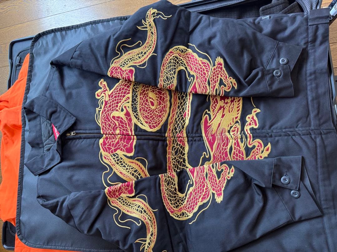 【supreme】ドラゴン刺繍 ジャケット　XL