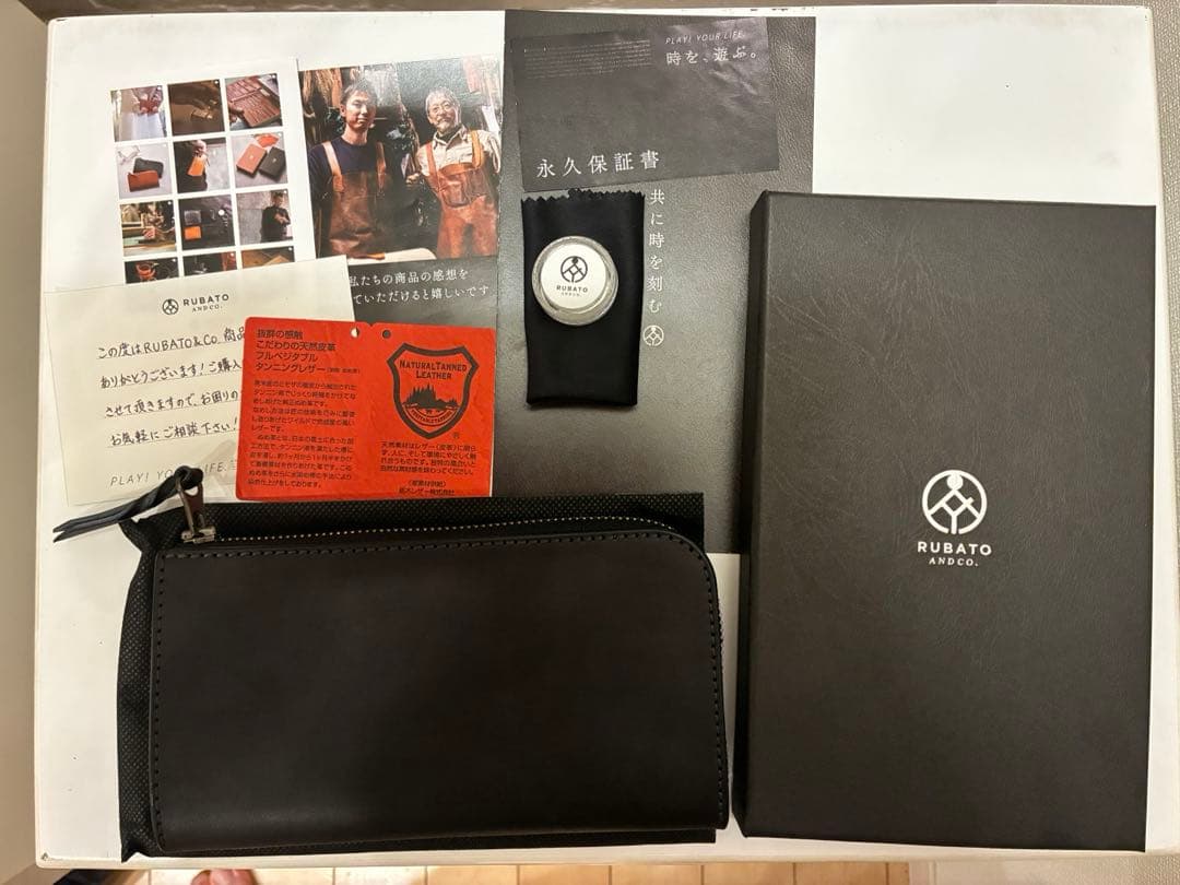 新品未使用　ルバートアンドコー　長財布　栃木レザー