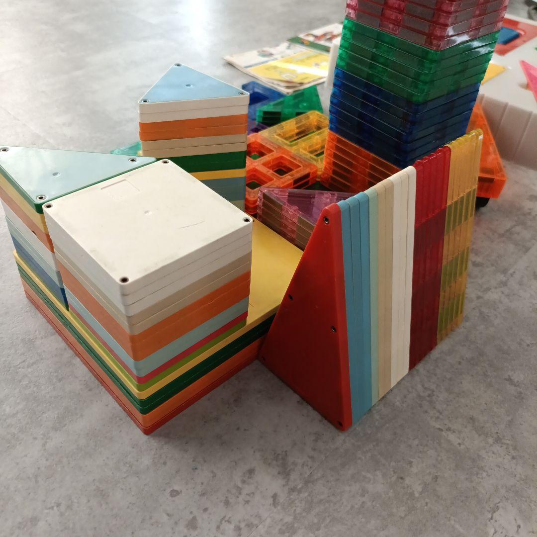 ピタゴラス算数　MAG-WISDOM　カラフル マグネットブロック 知育玩具