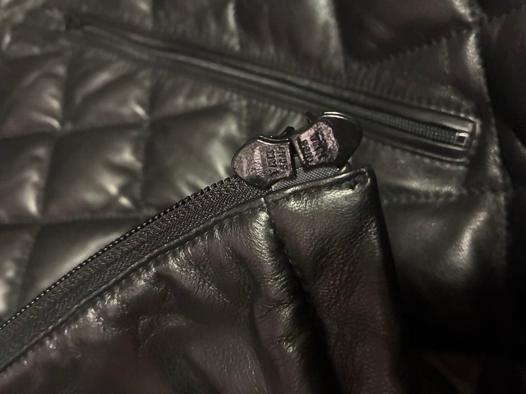 PRANDI レザーダウンジャケット 52