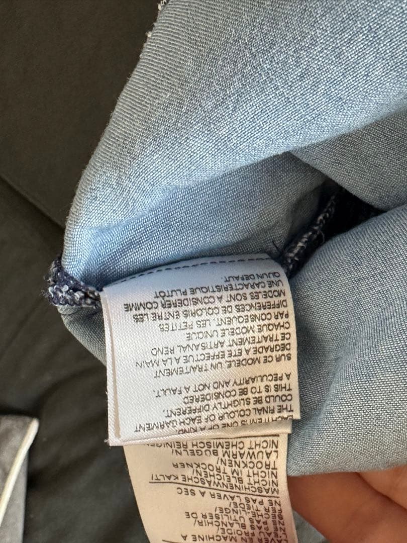 最終値下げgucci kids フリル　ティアード　デニム　ドレス 24m