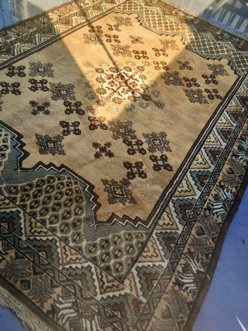 【希少・極上美品】ビンテージモロッカンラグ　1960年代　モロッコ　ペルシャ絨毯