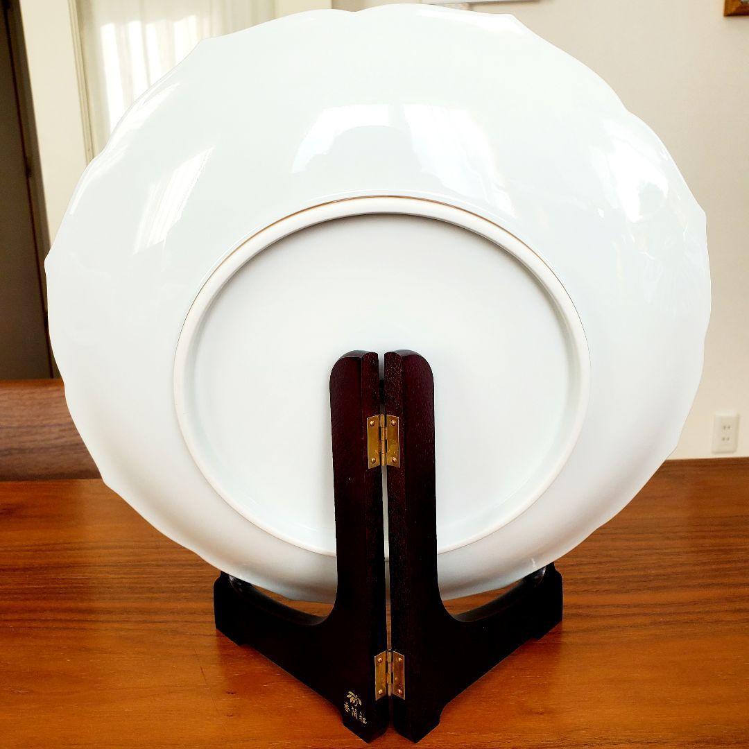 【新品未使用】香蘭社　額皿　大皿　馬　和室　床の間