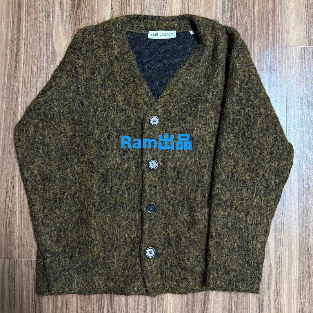 トップス OUR LEGACY CARDIGAN Olive Melange 44