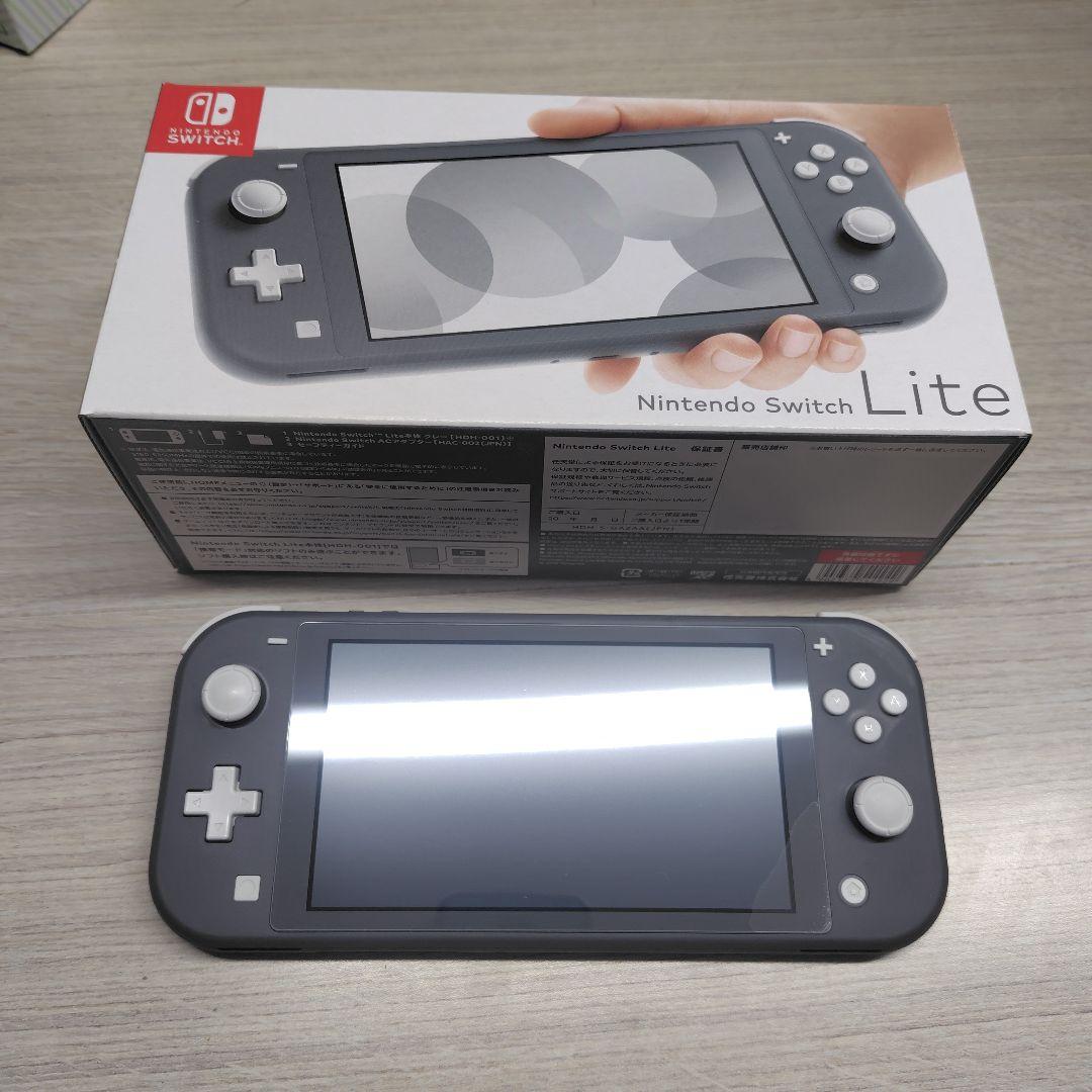 【ジャンク】修復歴ありswitch Lite スイッチライト グレー