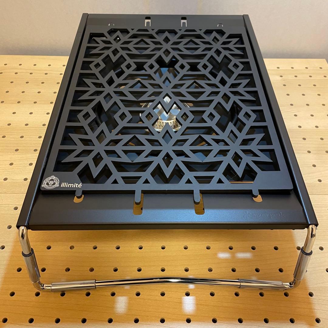 ⭕️お得セット　スノーピーク　フラットバーナー五徳ゴトク+アシナガプレート