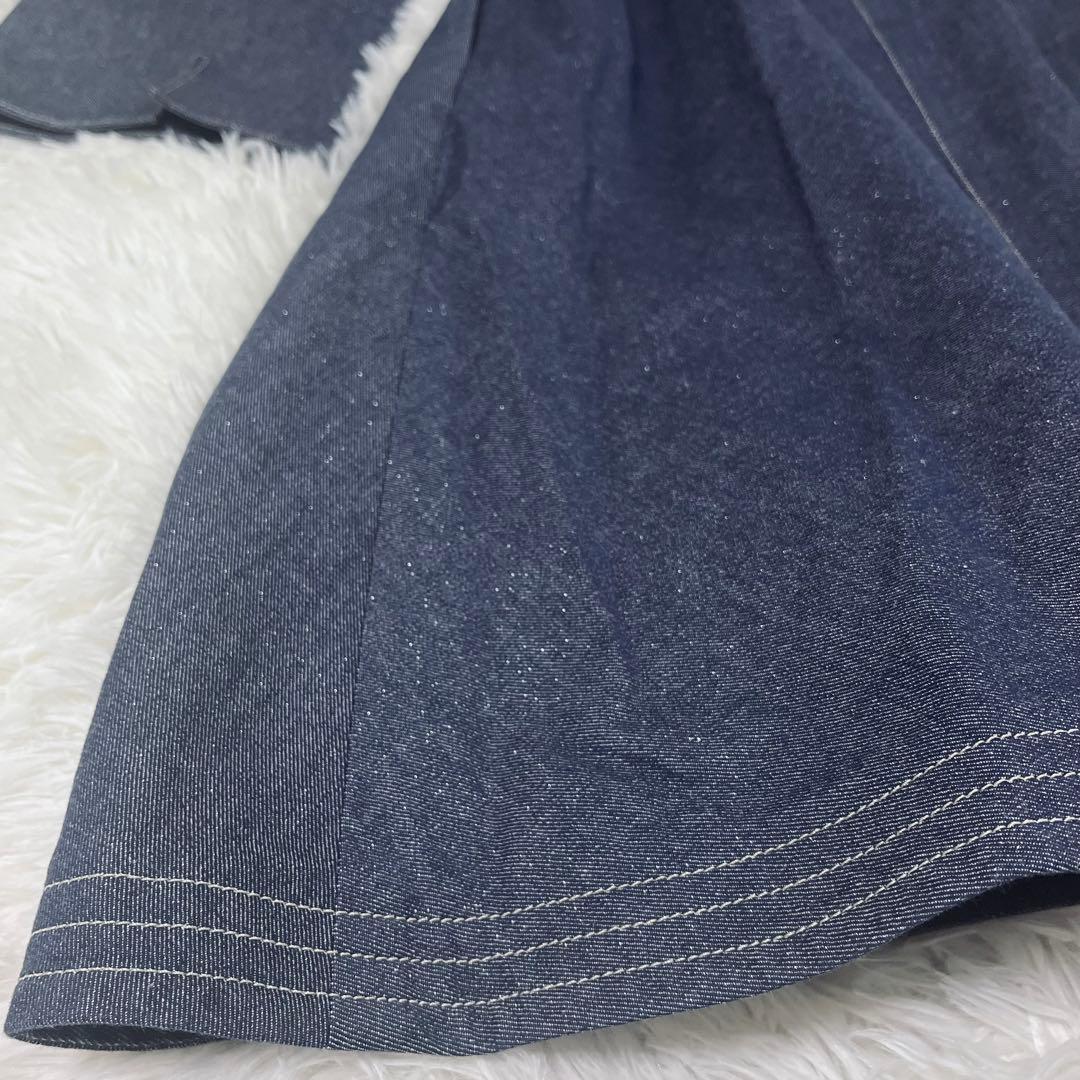 美品 銀座マギー MAGGYTOKYO ラメデニムコート 40 エムズグレイシー