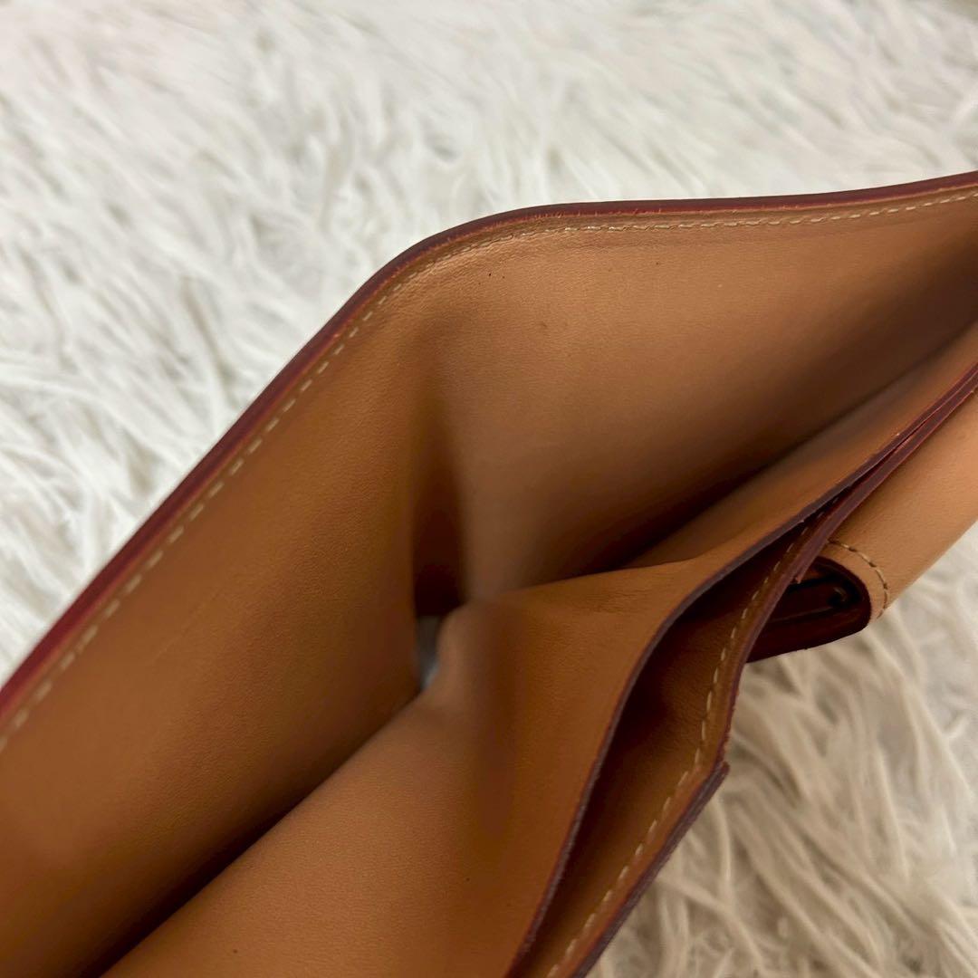 美品✨GANZO ガンゾ コードバン 二折財布 小銭入れ　ブラック