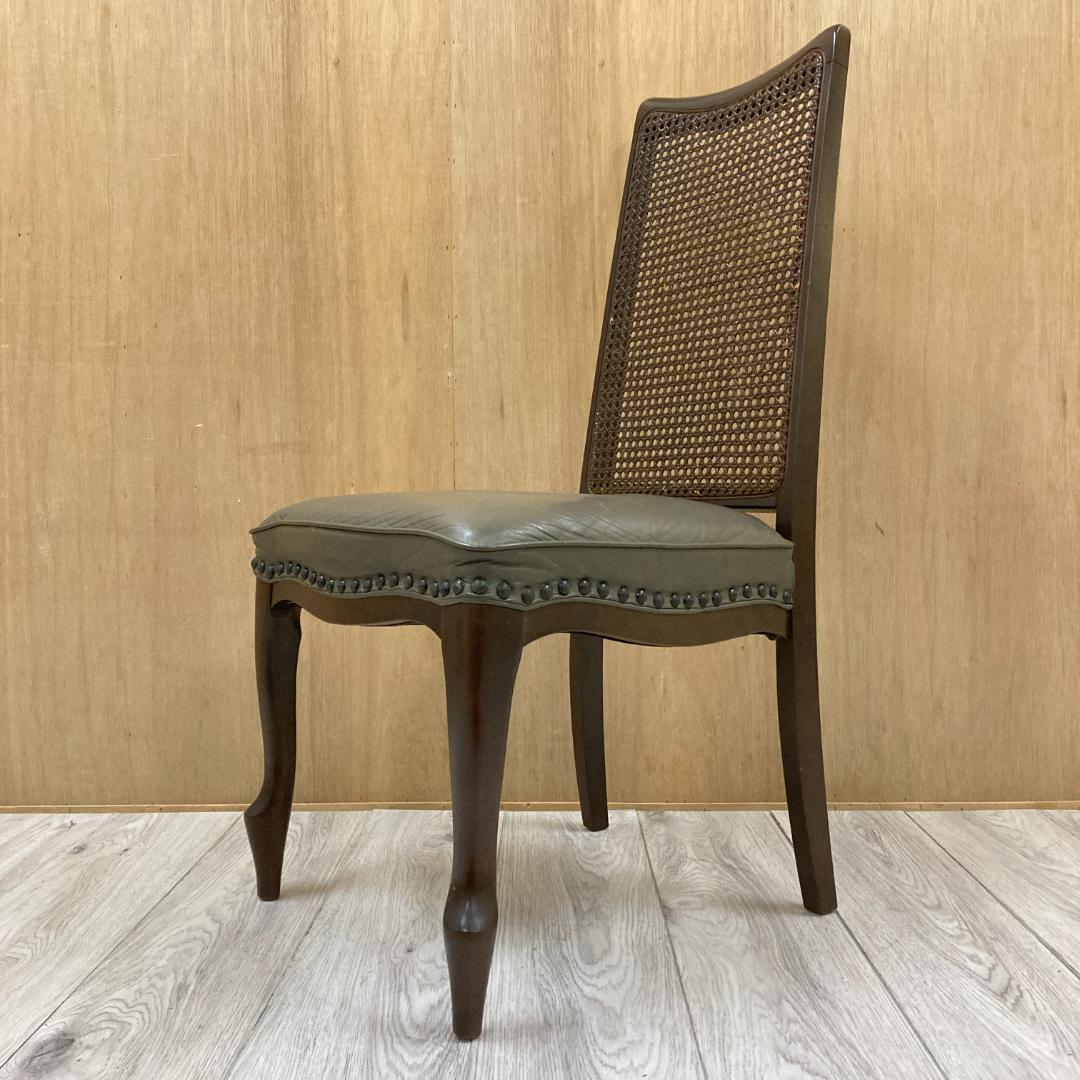 【マルニ】本革　ダイニングチェア ベルサイユ　椅子　 猫脚 B