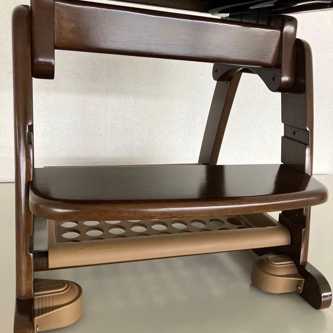 コイズミ　学習椅子　未使用品　座面スライド機能付　4段階高さ調整付