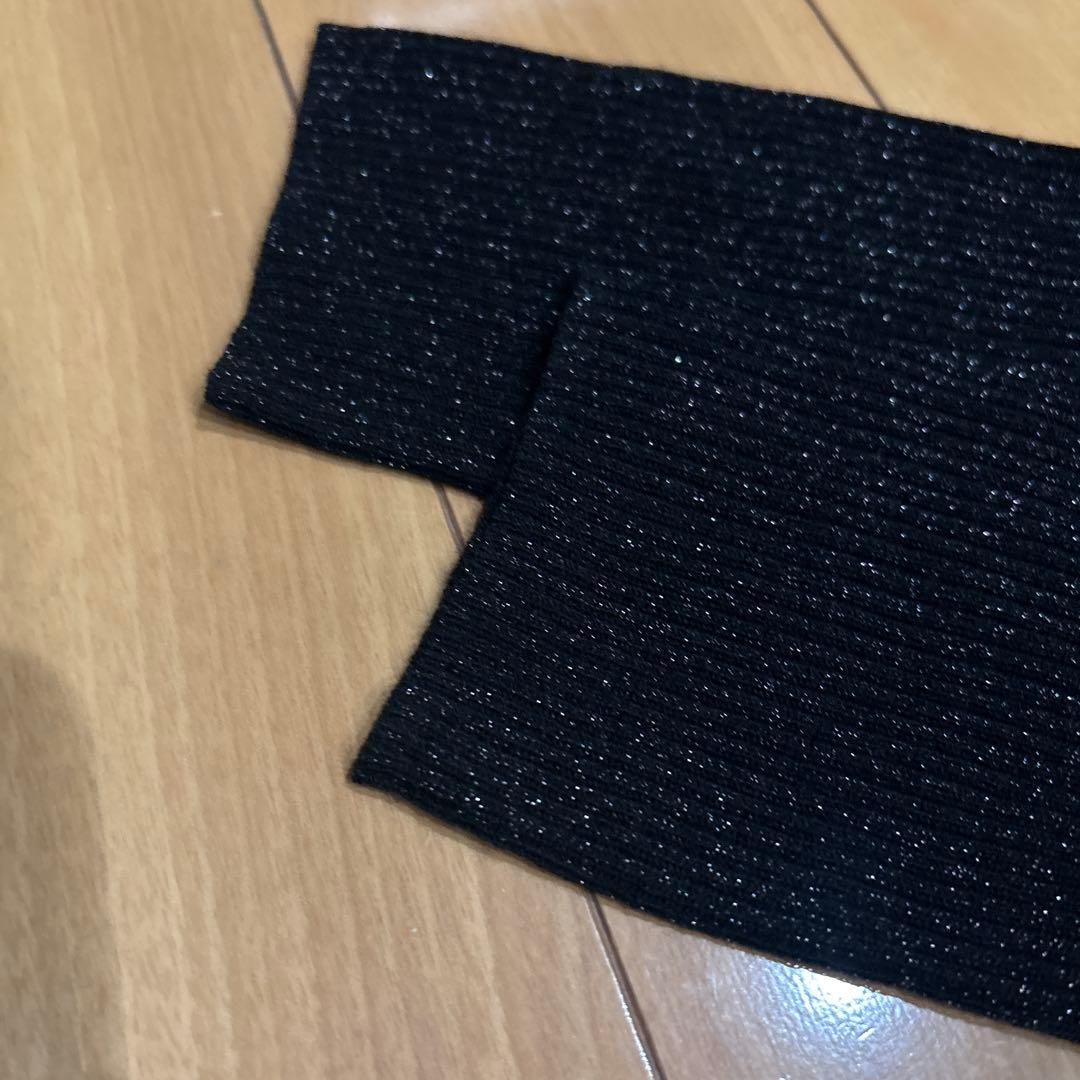 【新品】プラステ　ラメシアーリブタートルネックセーター