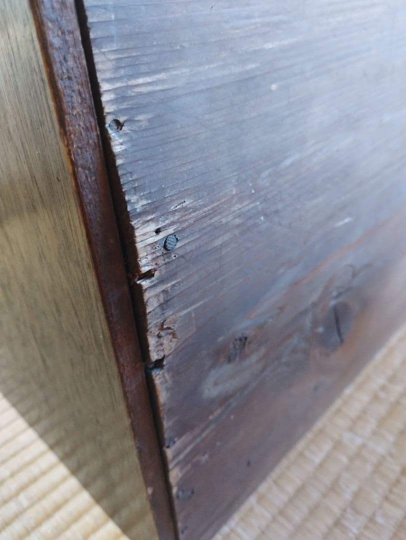 AYAKO★　木製引き出し　　箪笥　2段　昭和レトロ　和骨董　古家具