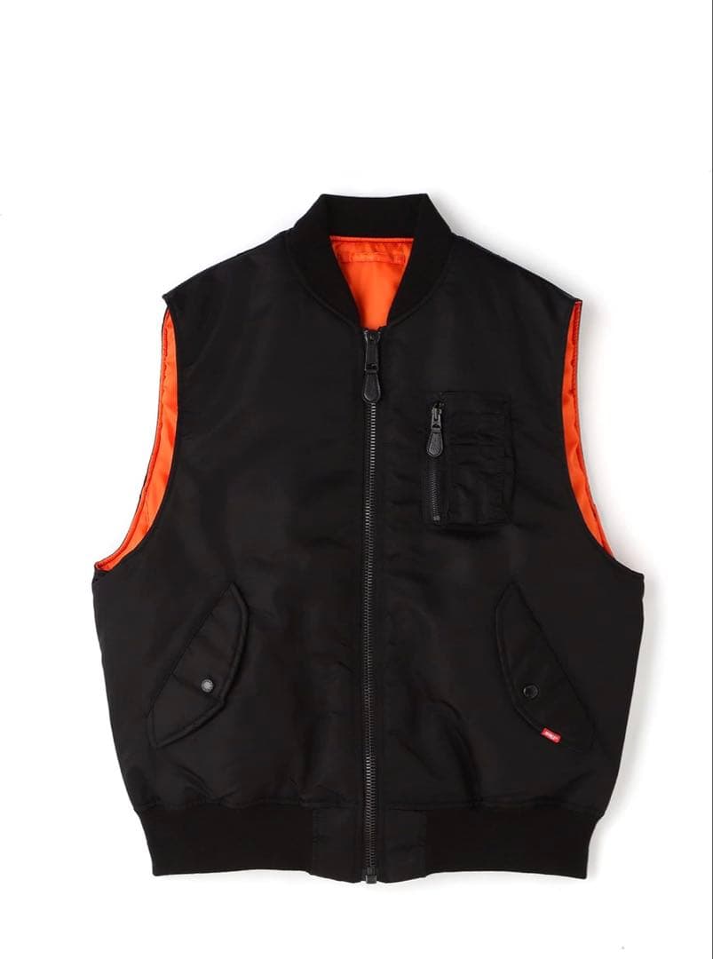 AVIREX MA-1 ベスト /MA-1 VEST メンズ L 010 黒