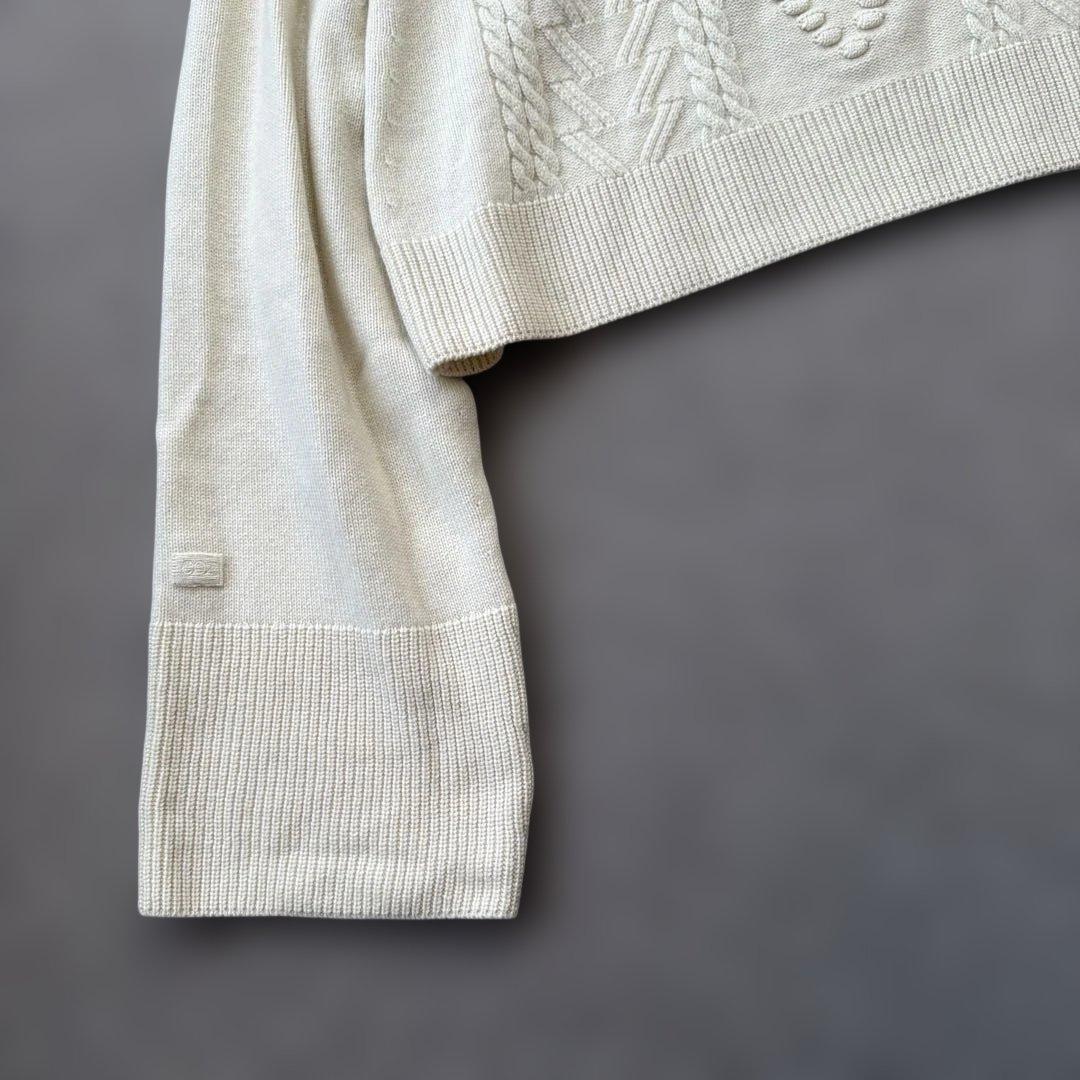 manufactured by WRAPINKNOT ニットトップス