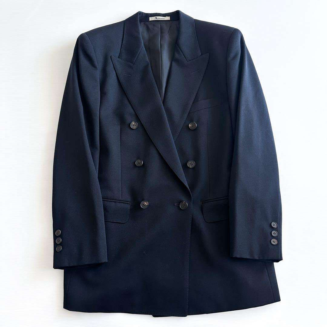 アクアスキュータム / パンツ スーツ セットアップ ジャケット 紺 ダブル