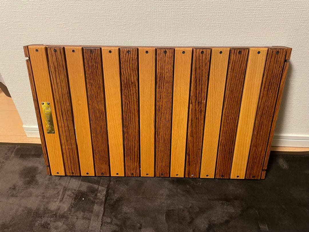 ハレテーブル　アイアンプレート２枚　収納付き