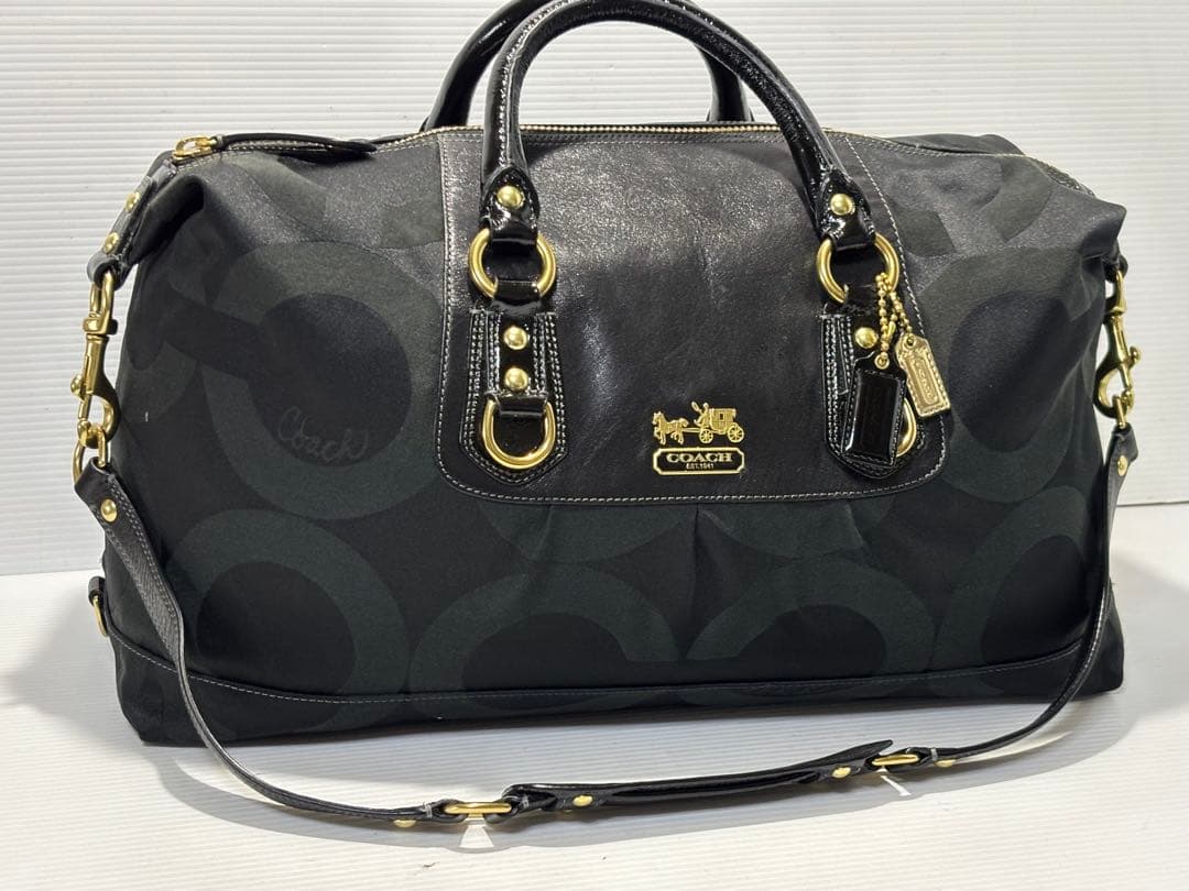 【新品同様級】 COACH コーチ ボストンバッグ　2way ハンドバッグ