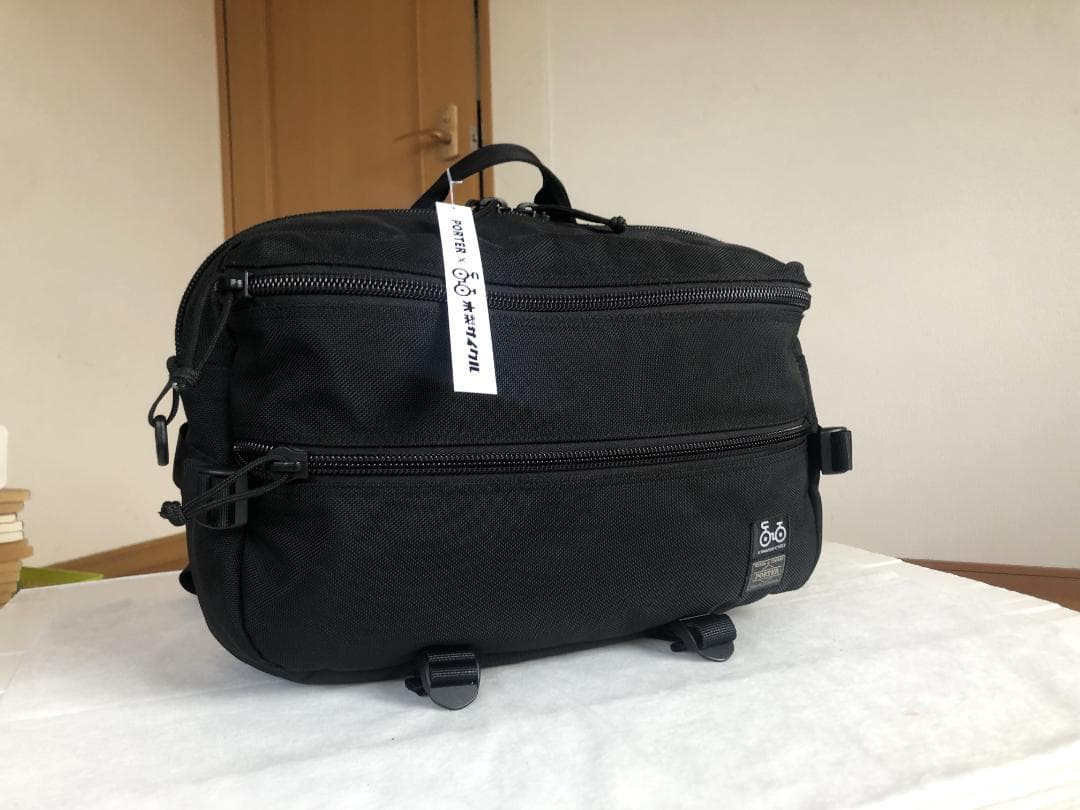 美品　ポーター　木梨サイクル　ボディー　バッグ　ウエスト　ポーチ　タンカー