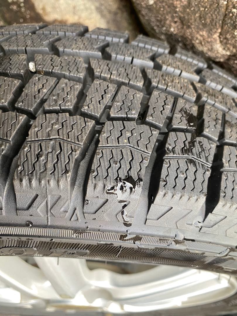 155 65R13 ① スタッドレスタイヤ　溝多め ダンロップ2本 ワゴンR等