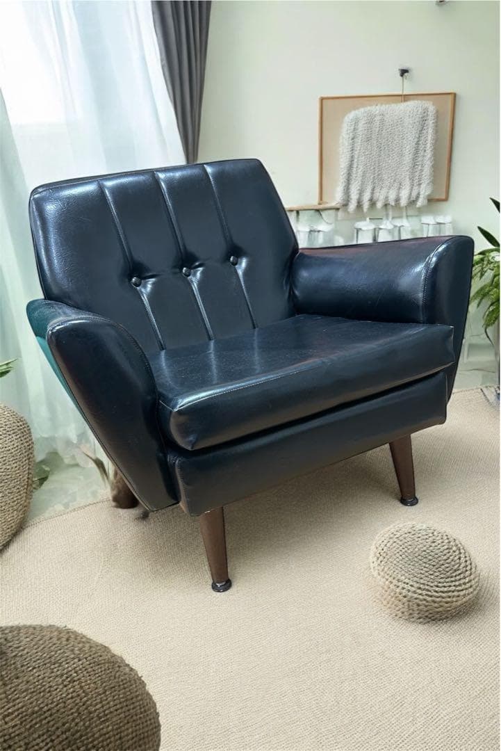 p*8様 ⭐️オークション　オールドマルニ　1人掛けソファ　ミッドセンチュリー