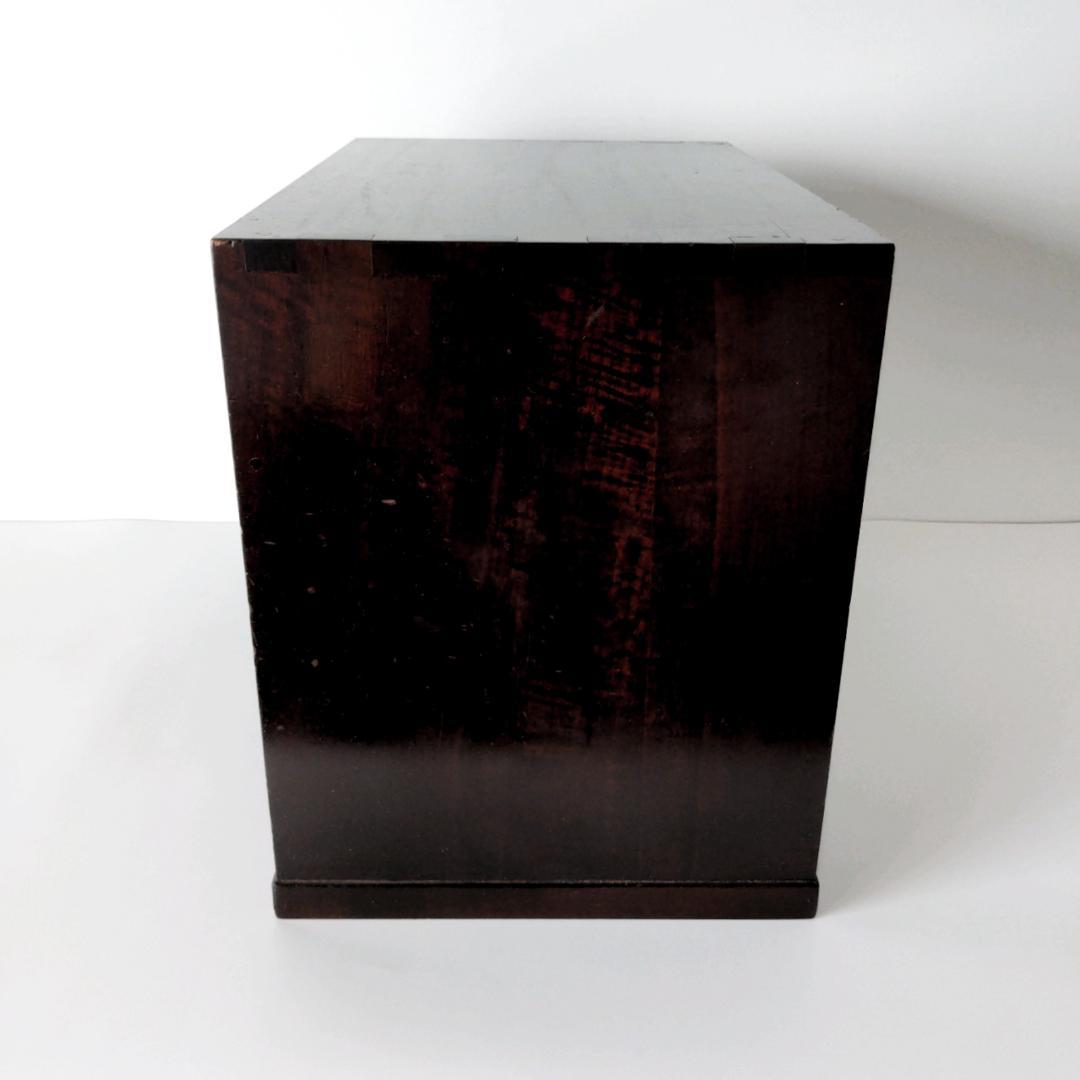 松本民芸 小抽斗 小引き出し 木製 チェスト 古道具 昭和レトロ ビンテージ