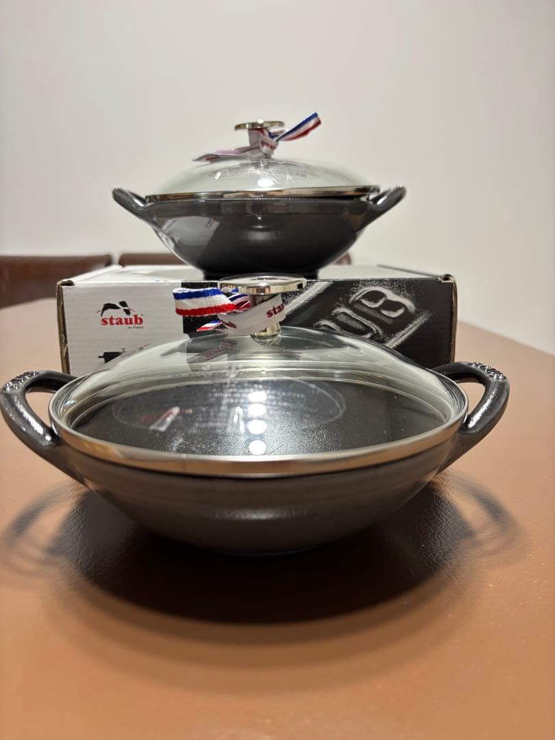 ストウブ　ベビーウォック　グレー　16㎝