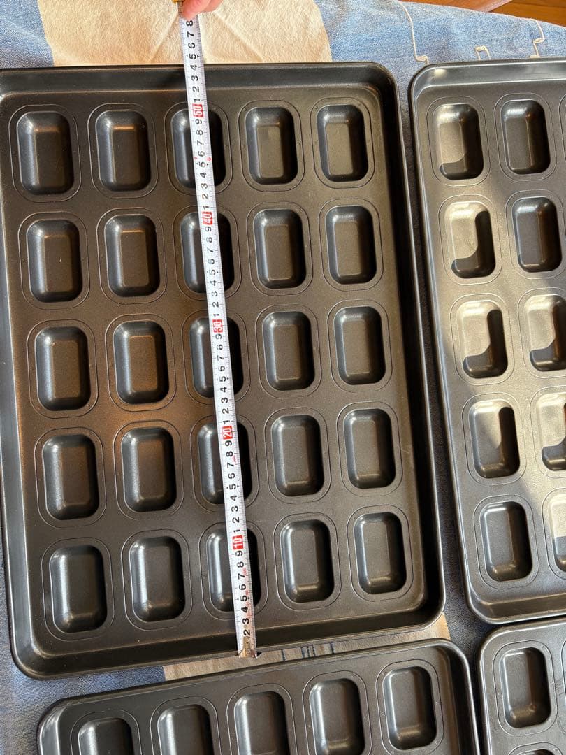 フィナンシェ焼き型2枚　千代田金属製