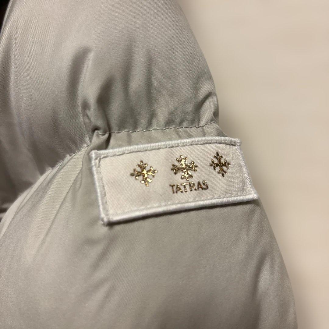 てばさき様TATRAS グレー ダウンジャケット フード付き