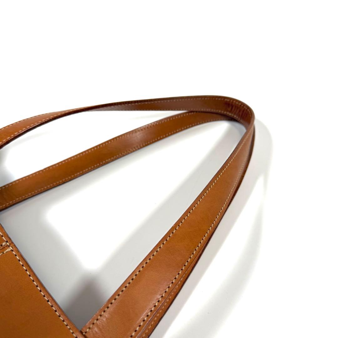 【美品】土屋鞄　トートバッグ　NATURA ナチューラ　ヌメ革　キャメル