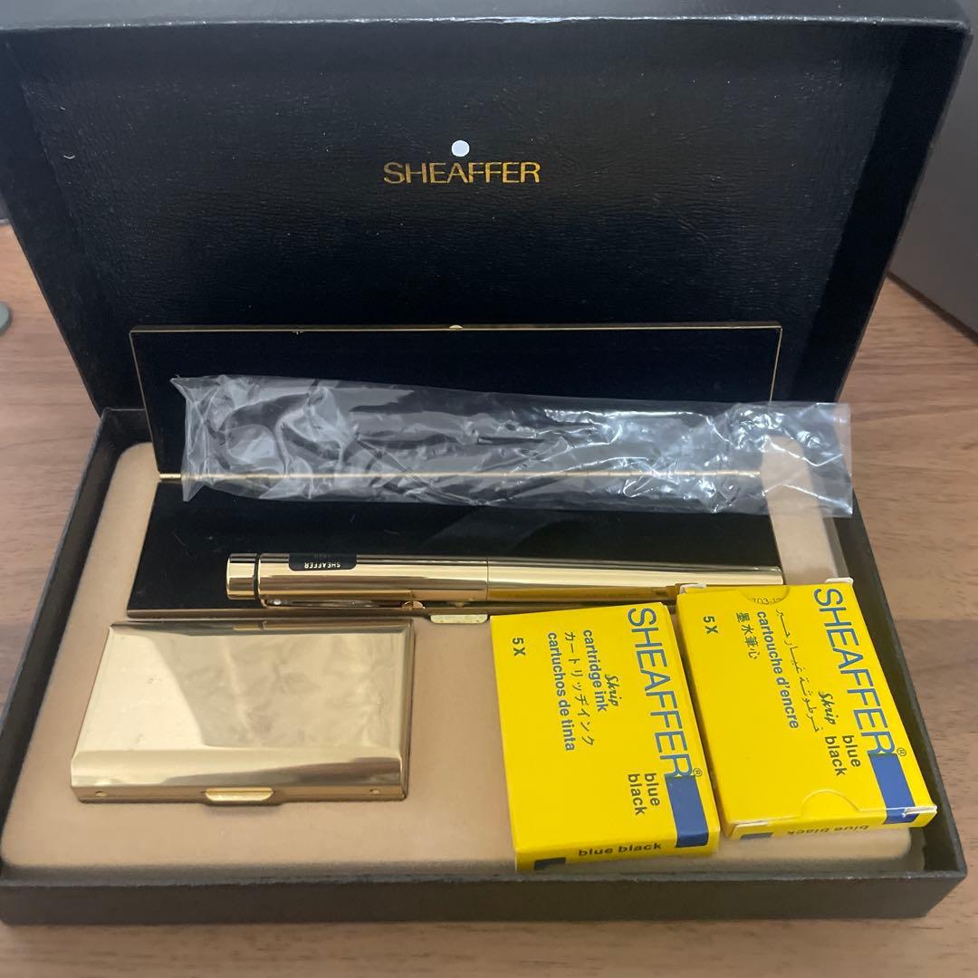 SHEAFFER シェーファータルガ　インペリアルブラス1020 万年筆14k